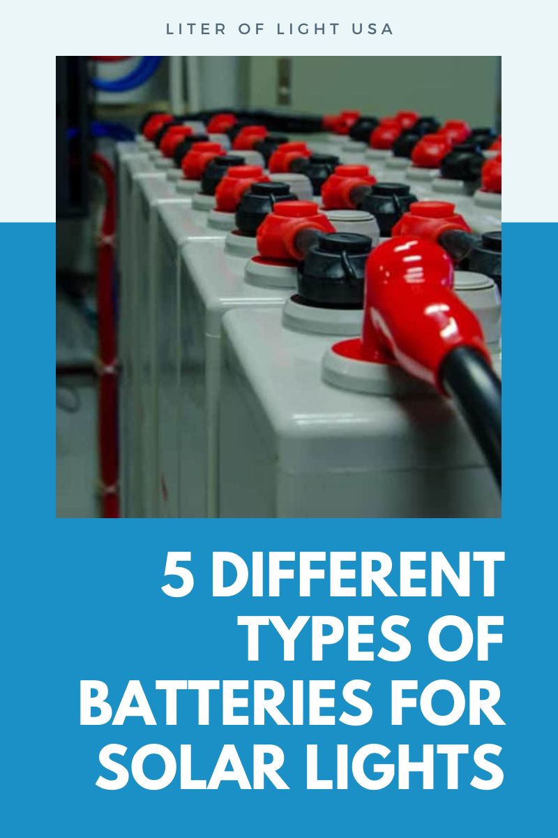 Types of Batteries for Solar Lights