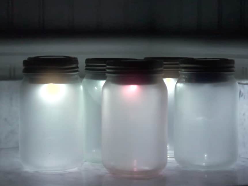 diy solar light jar