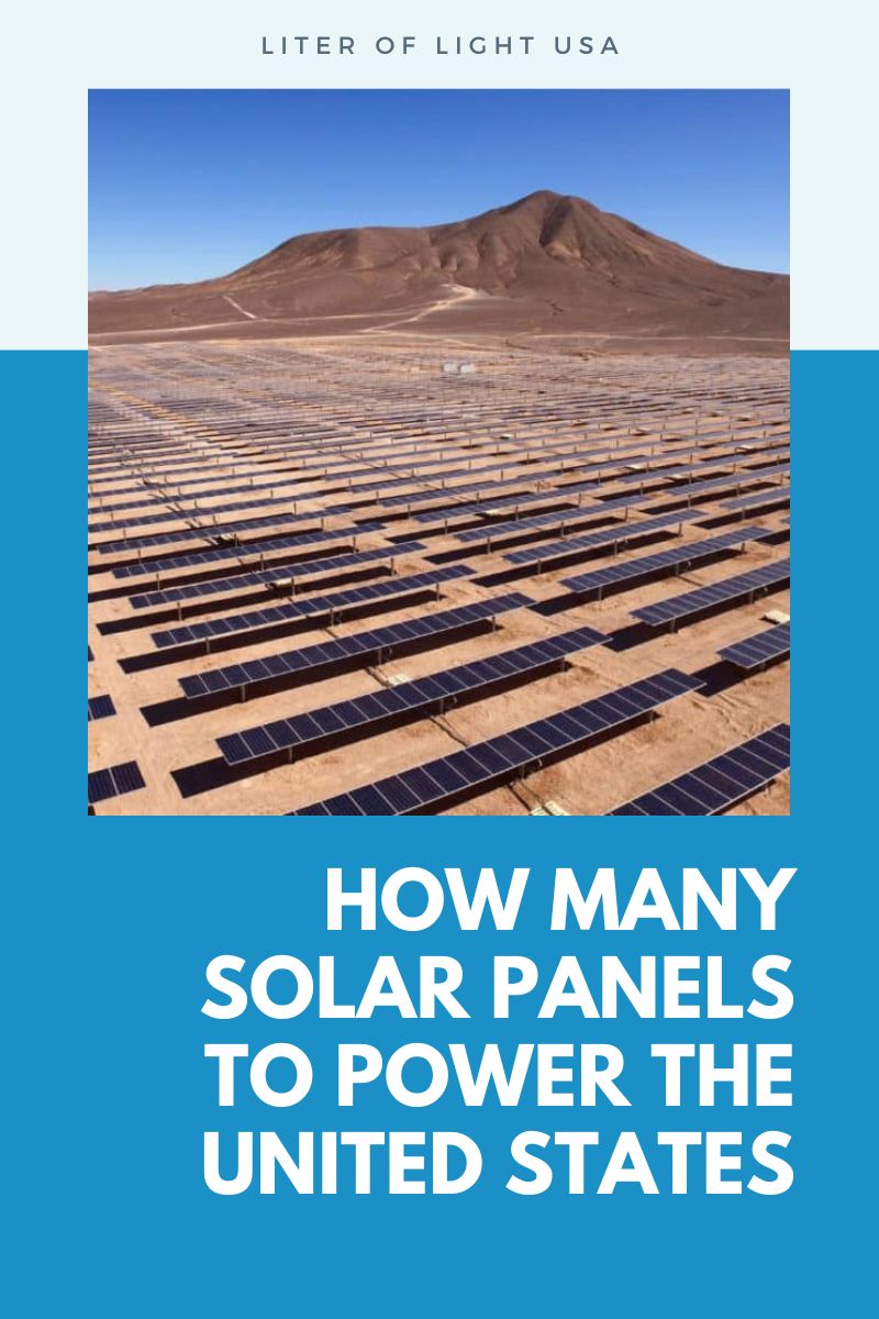 How Many Solar Panels to Power the United States