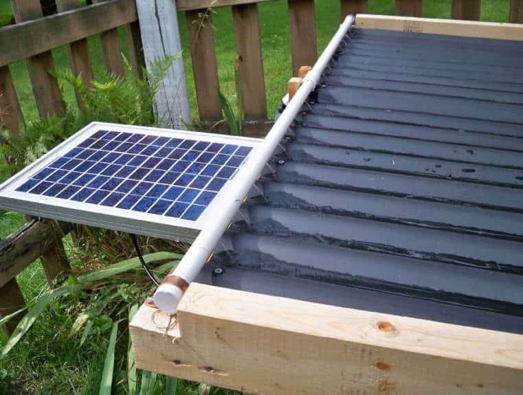 diy solar heater for pool