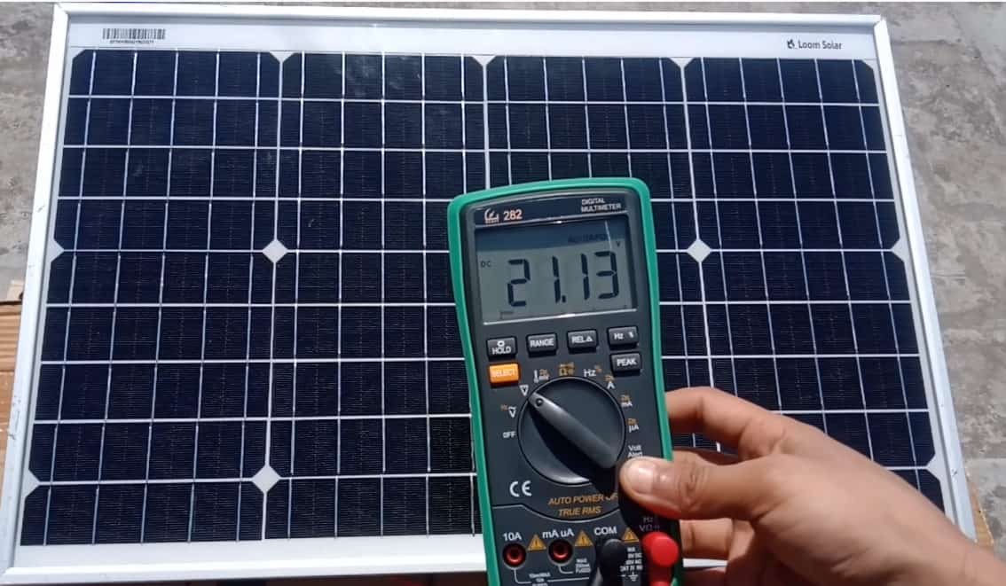 how to test a solar panel with a multimeter