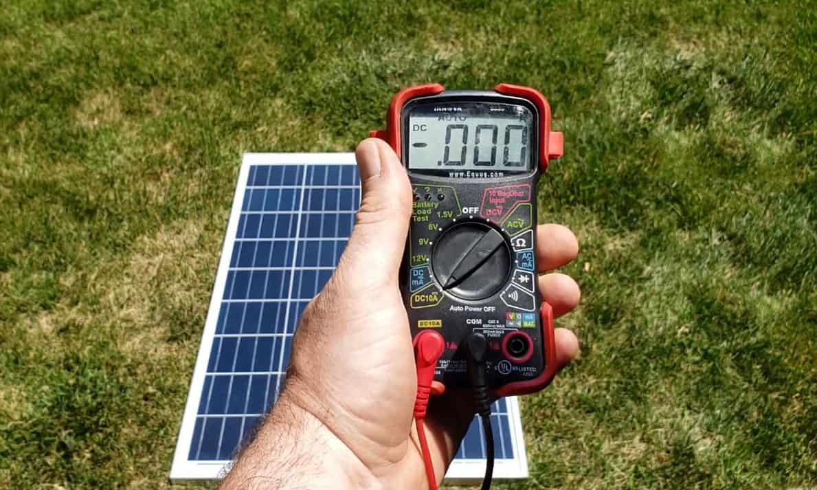how to test solar panels
