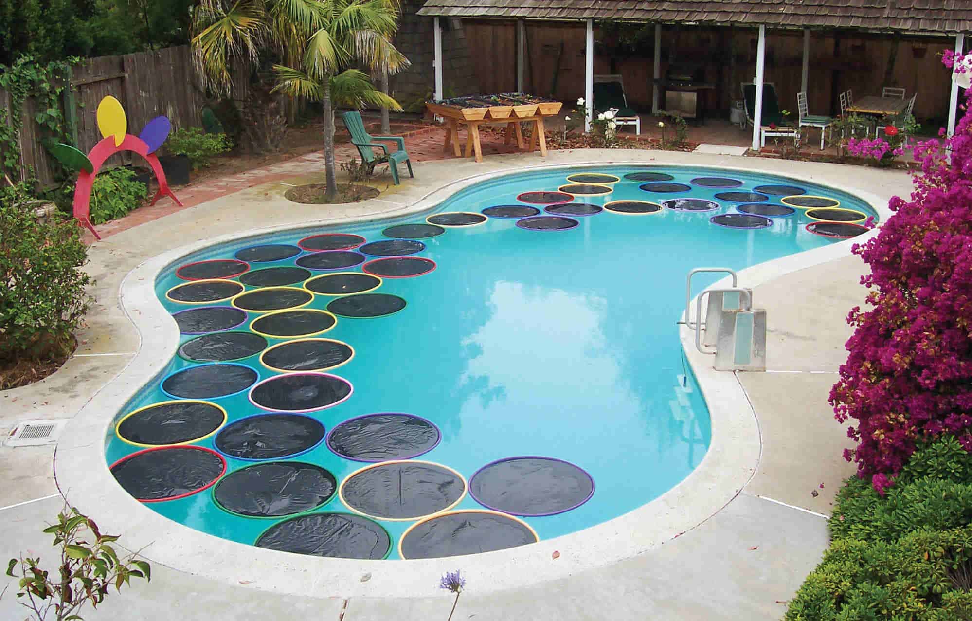 pool solar water heater diy