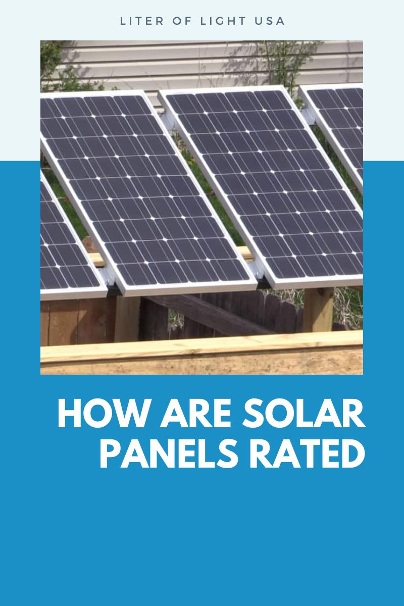How Are Solar Panels Rated