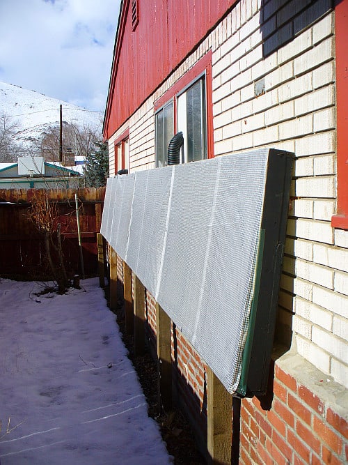 diy solar air heater