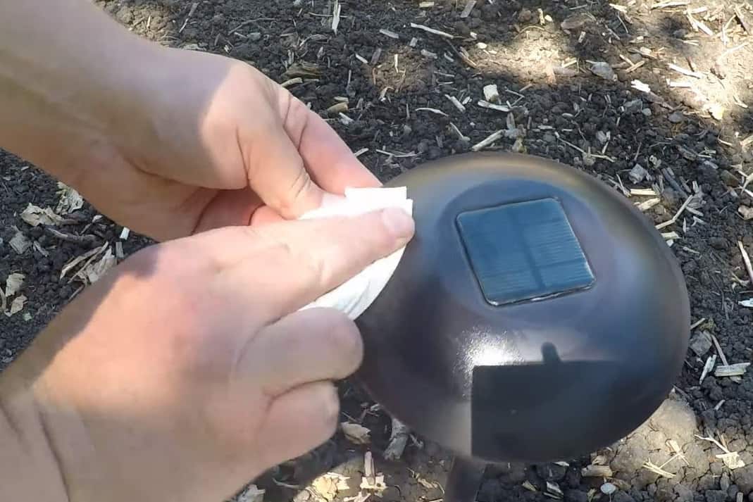 how to charge solar lights in winter