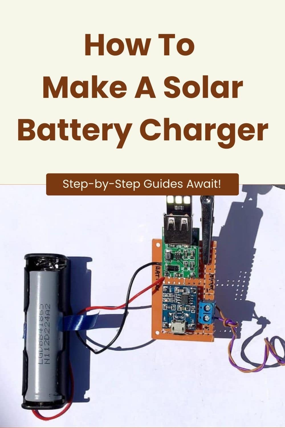 Make A Solar Battery Charge