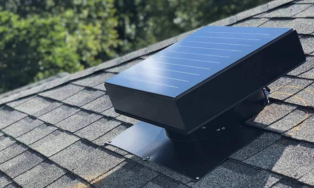 lowes solar powered attic fan