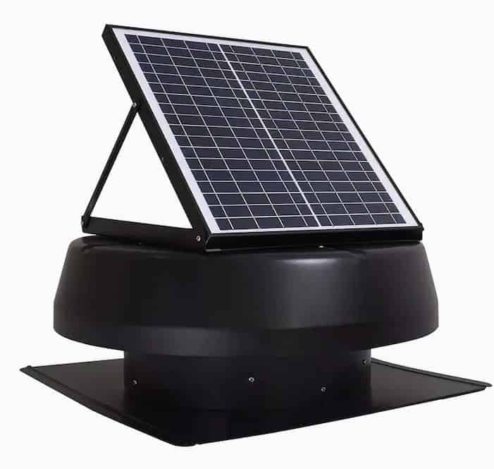 solar powered roof vent