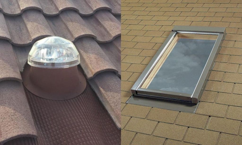 solar tube vs skylights
