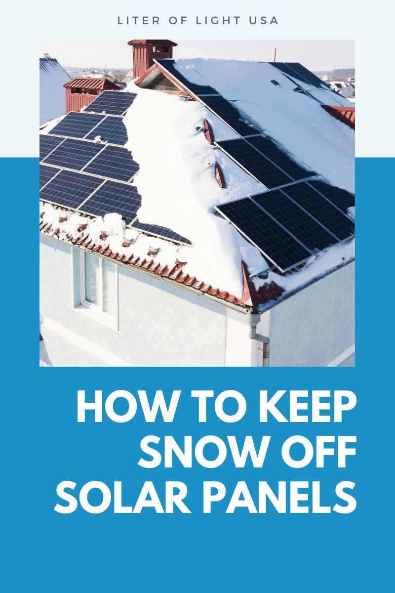 How to Keep Snow Off Solar Panels