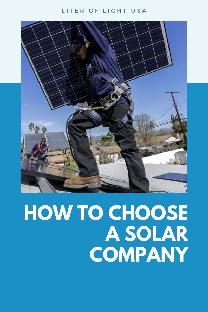 how to choose a solar company